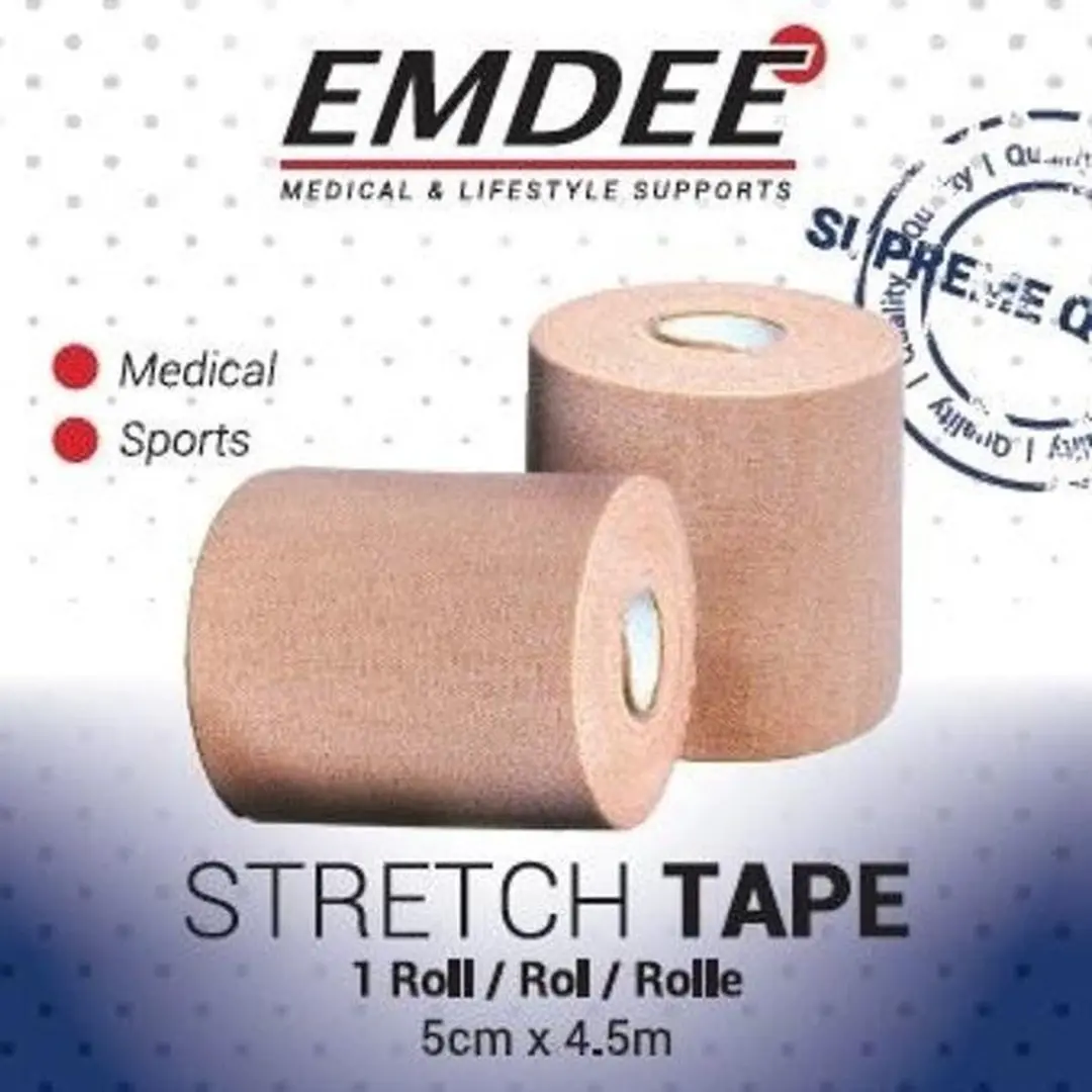 Emdee Easystretch Tape 5cm x 4.5m - Beige - afbeelding 6 van 6