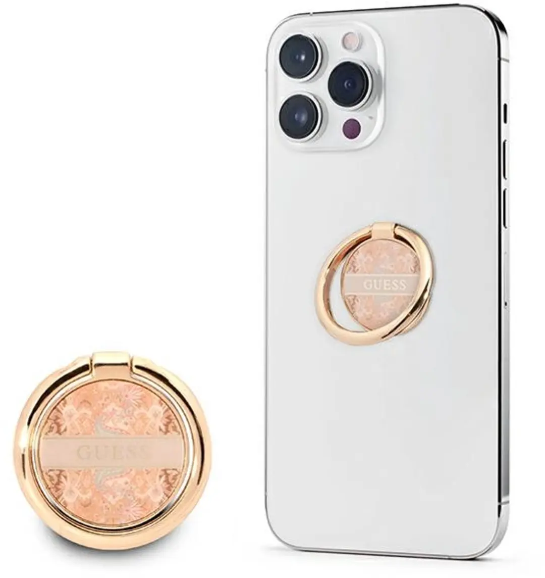 Guess Ringestand Telefoonhouder - Gouden Paisley