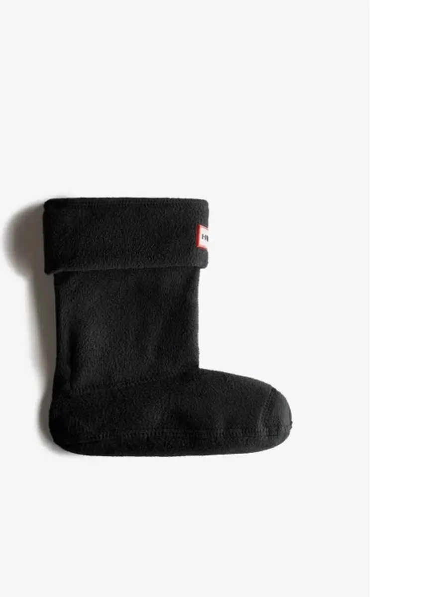 Hunter Kids Fleece Sokken - Zwart - Maat 32-34