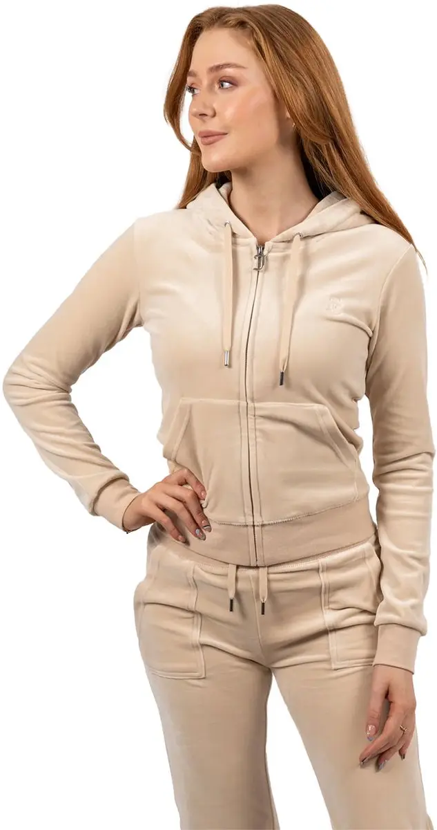 Juicy Couture Robertson Hoodie ZAND - XXL