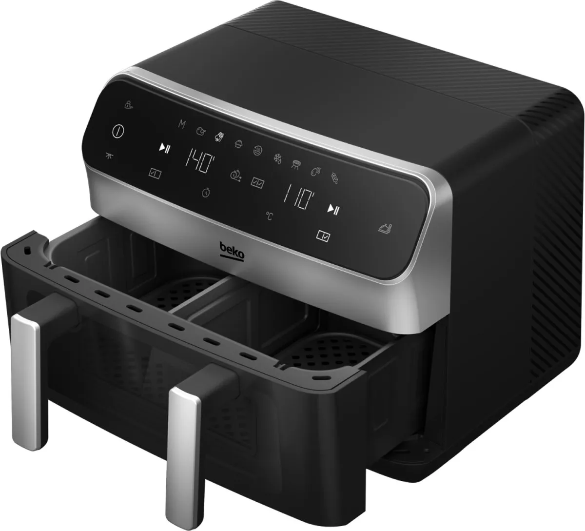Beko FRL6488 Heteluchtfriteuse 2400W - 9,5L - Zwart