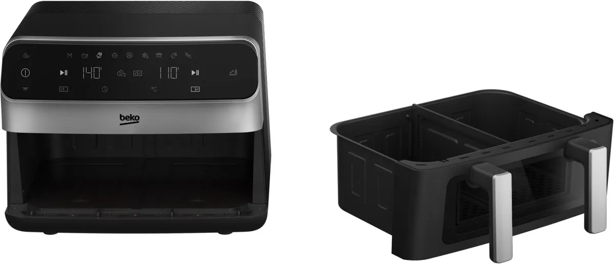 Beko FRL6488 Heteluchtfriteuse 2400W - 9,5L - Zwart