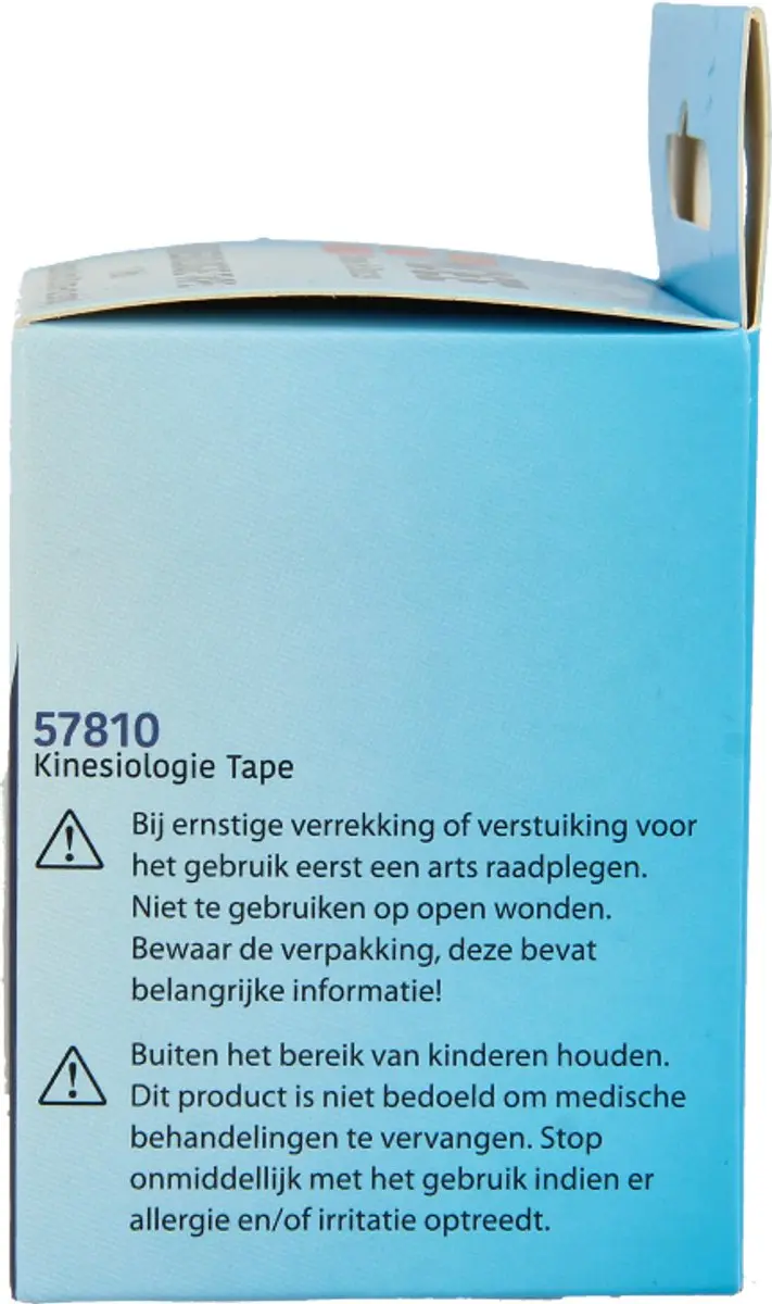Emdee Kinesio Tape Pre Cut - 1 Stuk Zwart