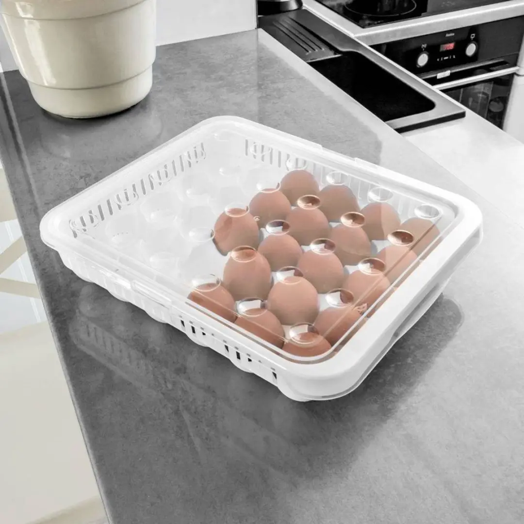Orion Eierenhouder 30 Stuks - BPA-vrij - Wit - afbeelding 6 van 6