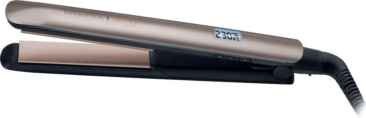 Remington S8540 Keratin Protect Stijltang - 10 standen - Brons
