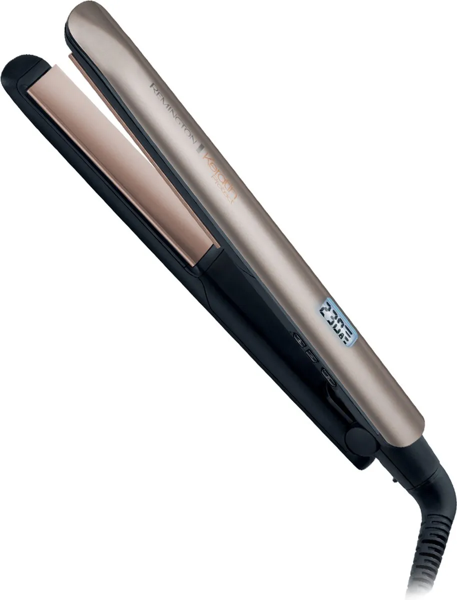 Remington S8540 Keratin Protect Stijltang - 10 standen - Brons