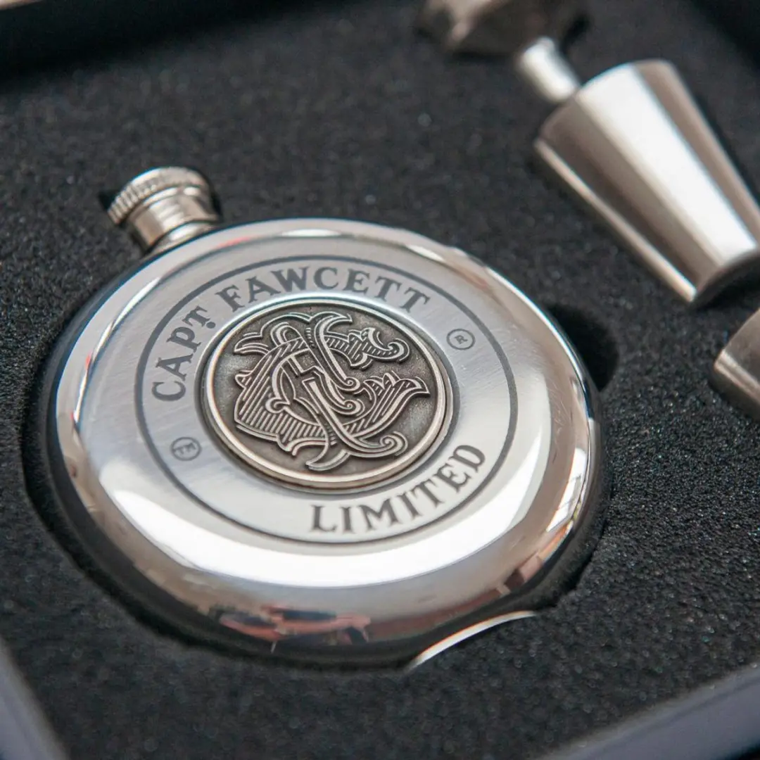 Captain Fawcett CFA-513 Heupfles - 150ml - Goud/Zilver/Chrome