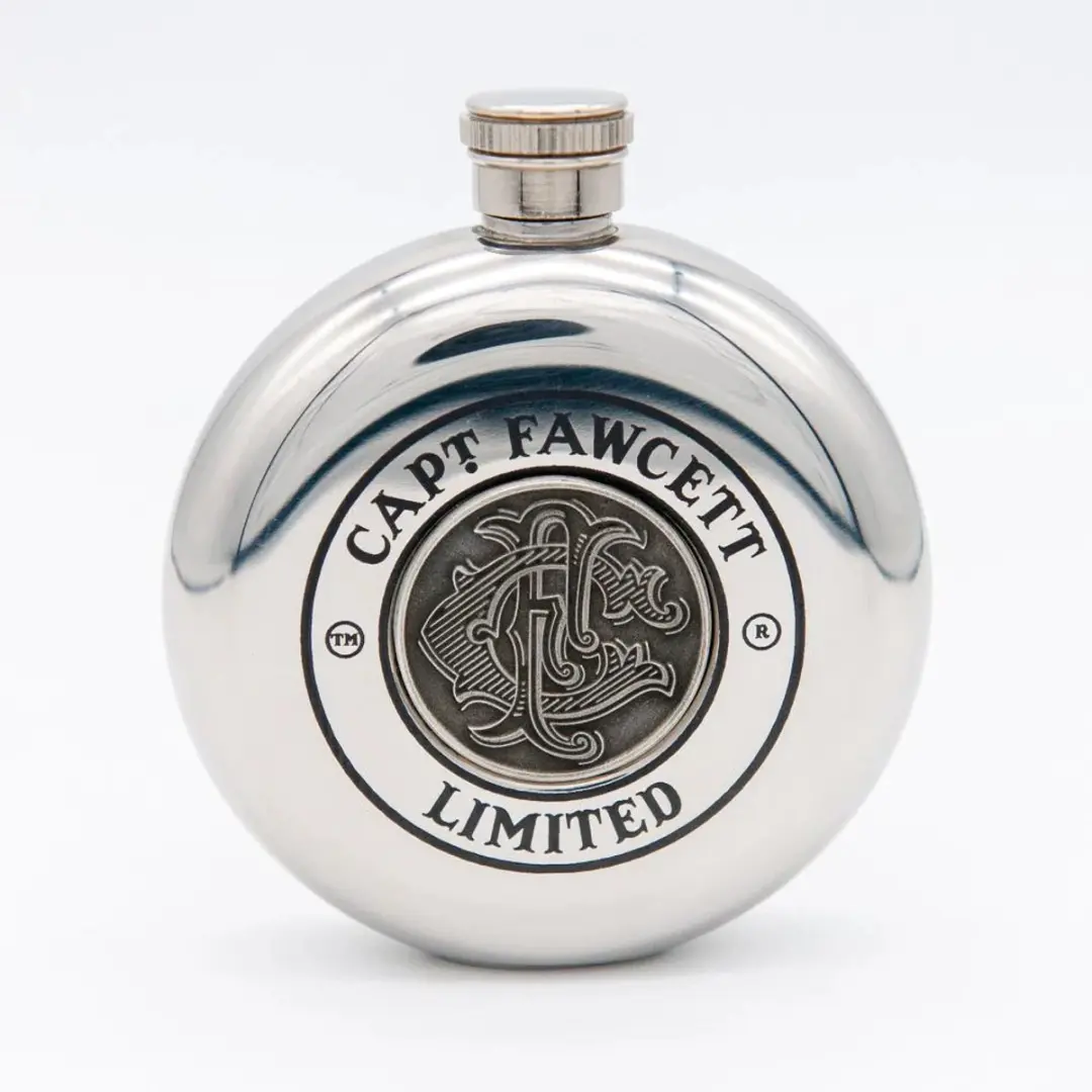 Captain Fawcett CFA-513 Heupfles - 150ml - Goud/Zilver/Chrome