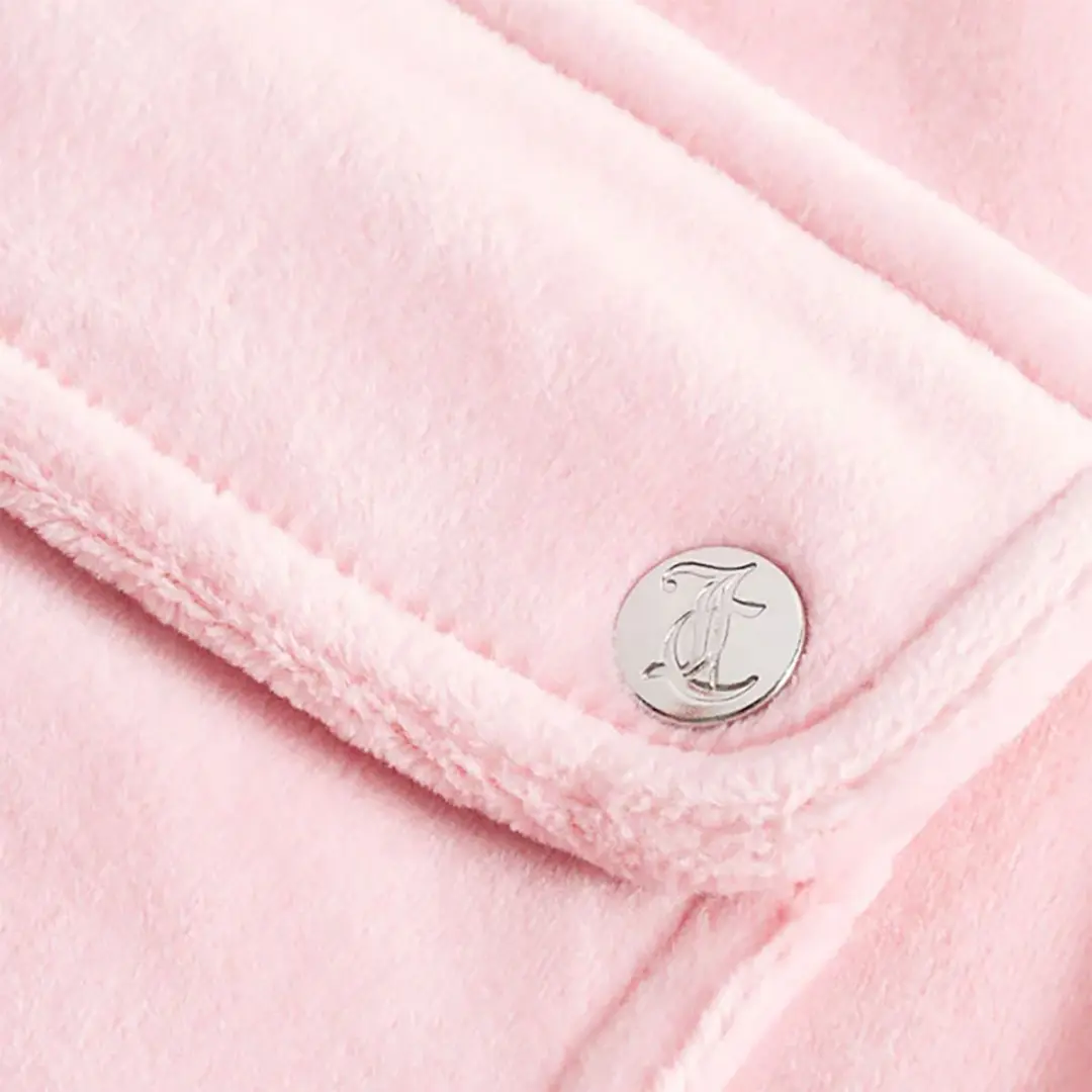 Juicy Couture Del Ray Straight Leg Track Pant JCAP180//105//XXS - XXS Roze