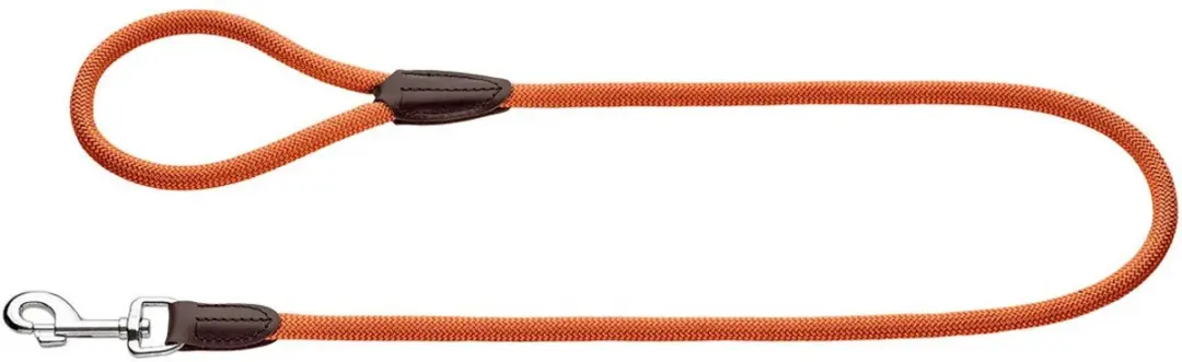 Hunter Looplijn Freestyle Nylon Hondenriem 110x1cm - Bruin