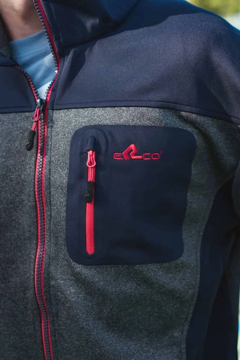 Erco Bork Herensweater - Blauwgrijs - XXL