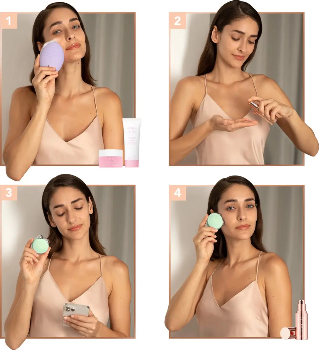 FOREO BEAR 2 go Microcurrent Apparaat - Pistachio