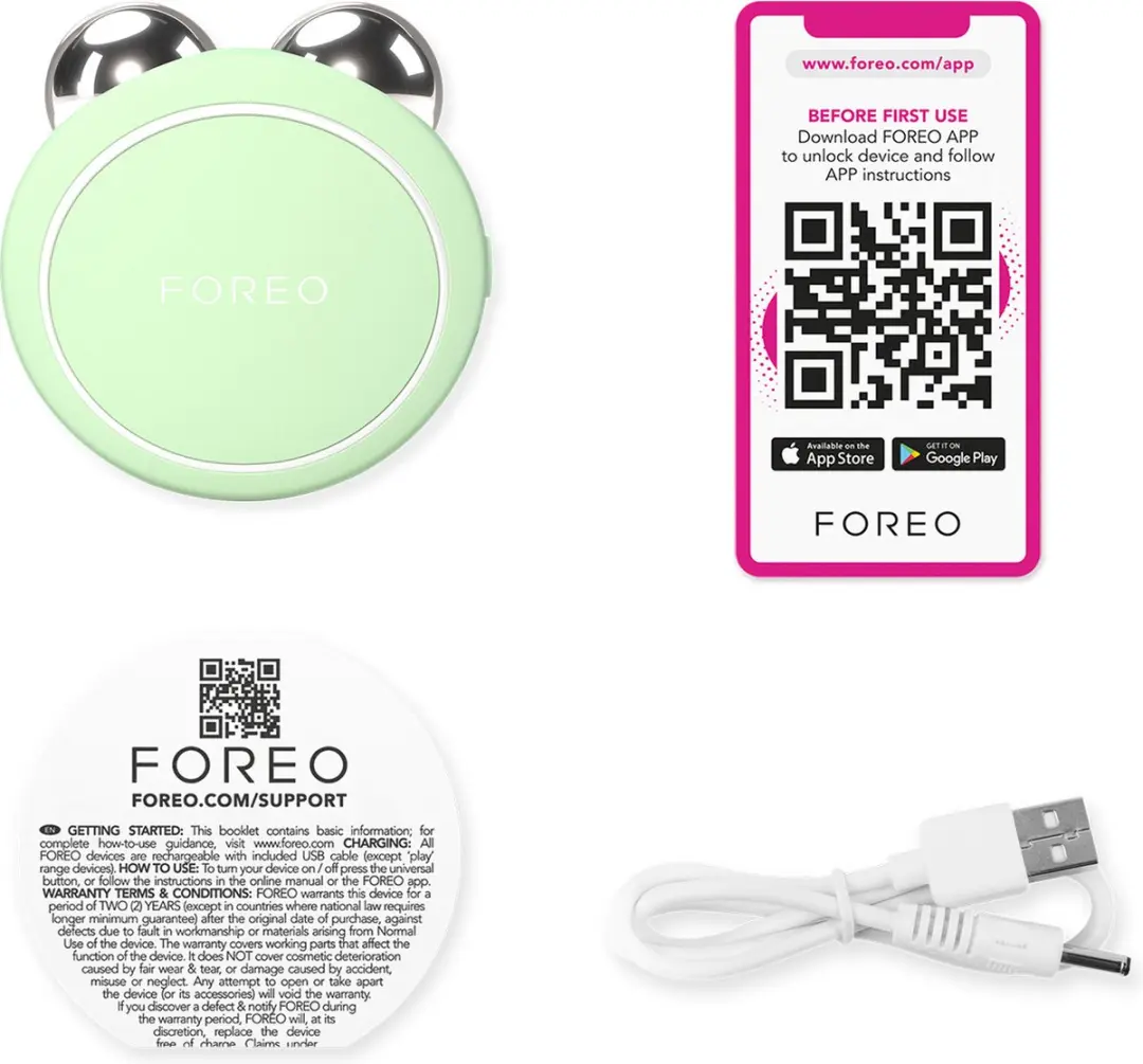 FOREO BEAR 2 go Microcurrent Apparaat - Pistachio - afbeelding 6 van 6