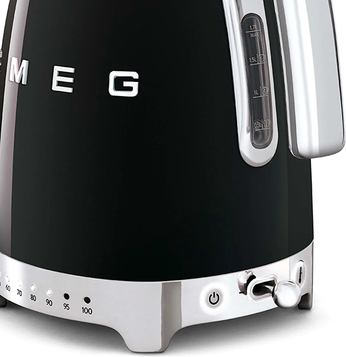 Smeg KLF04 Waterkoker 1,7L - 7 Temperaturen - Zwart - afbeelding 6 van 6