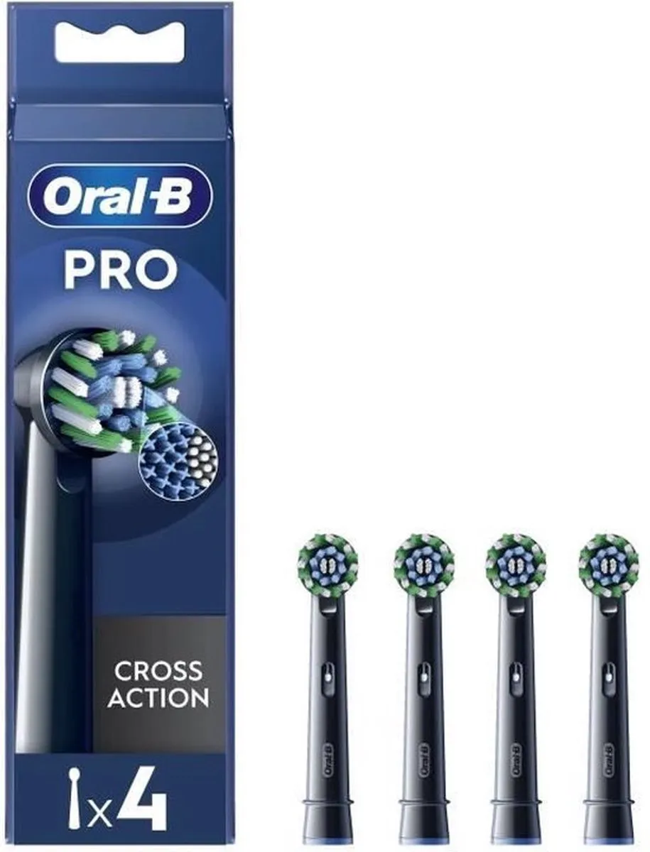 Oral-B Cross Action Pro Opzetborstels 4 Stuks