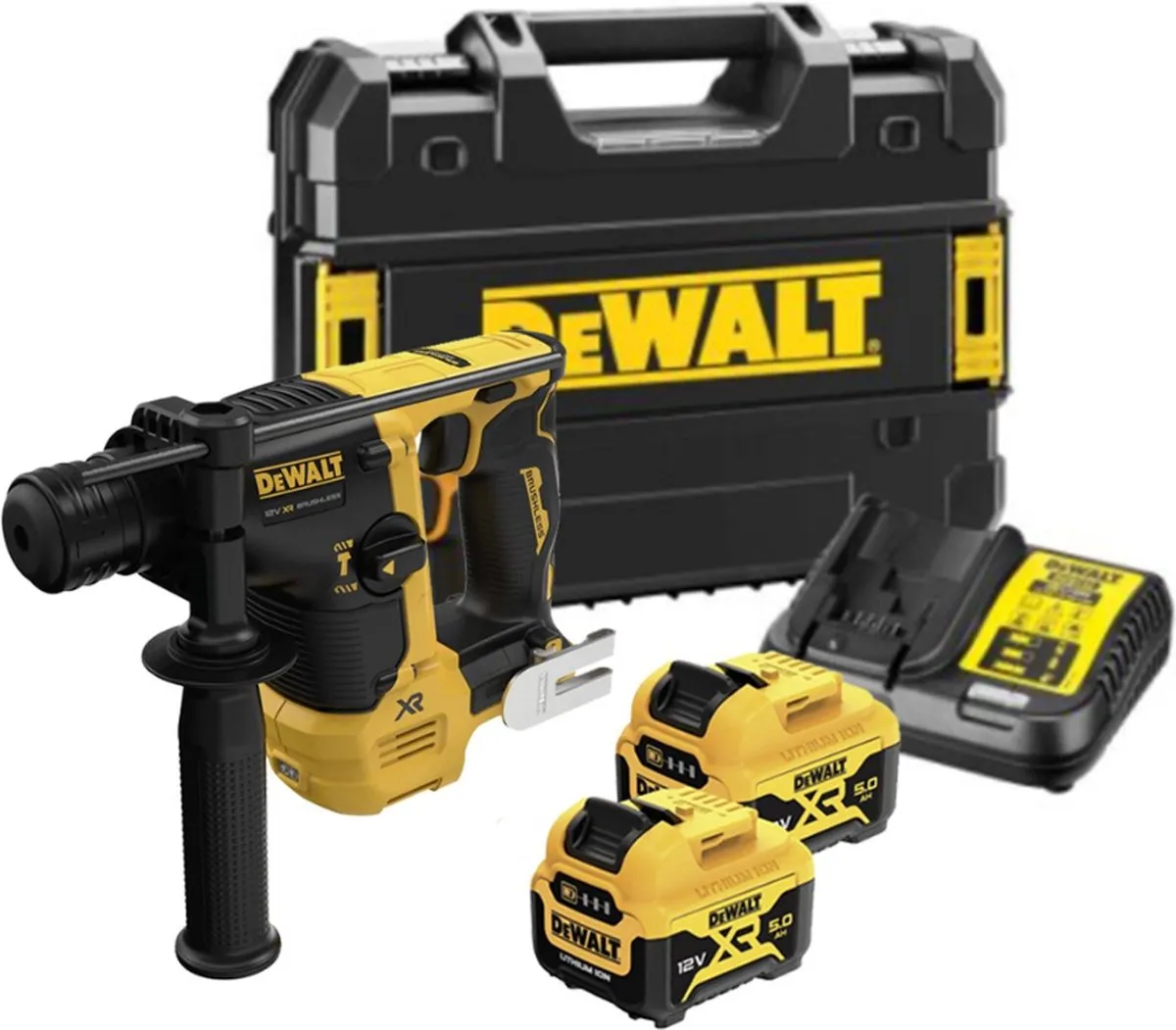DeWalt DCH072P2 SDS+ Boorhamer 12V XR - 2x 5.0Ah - 1.1J