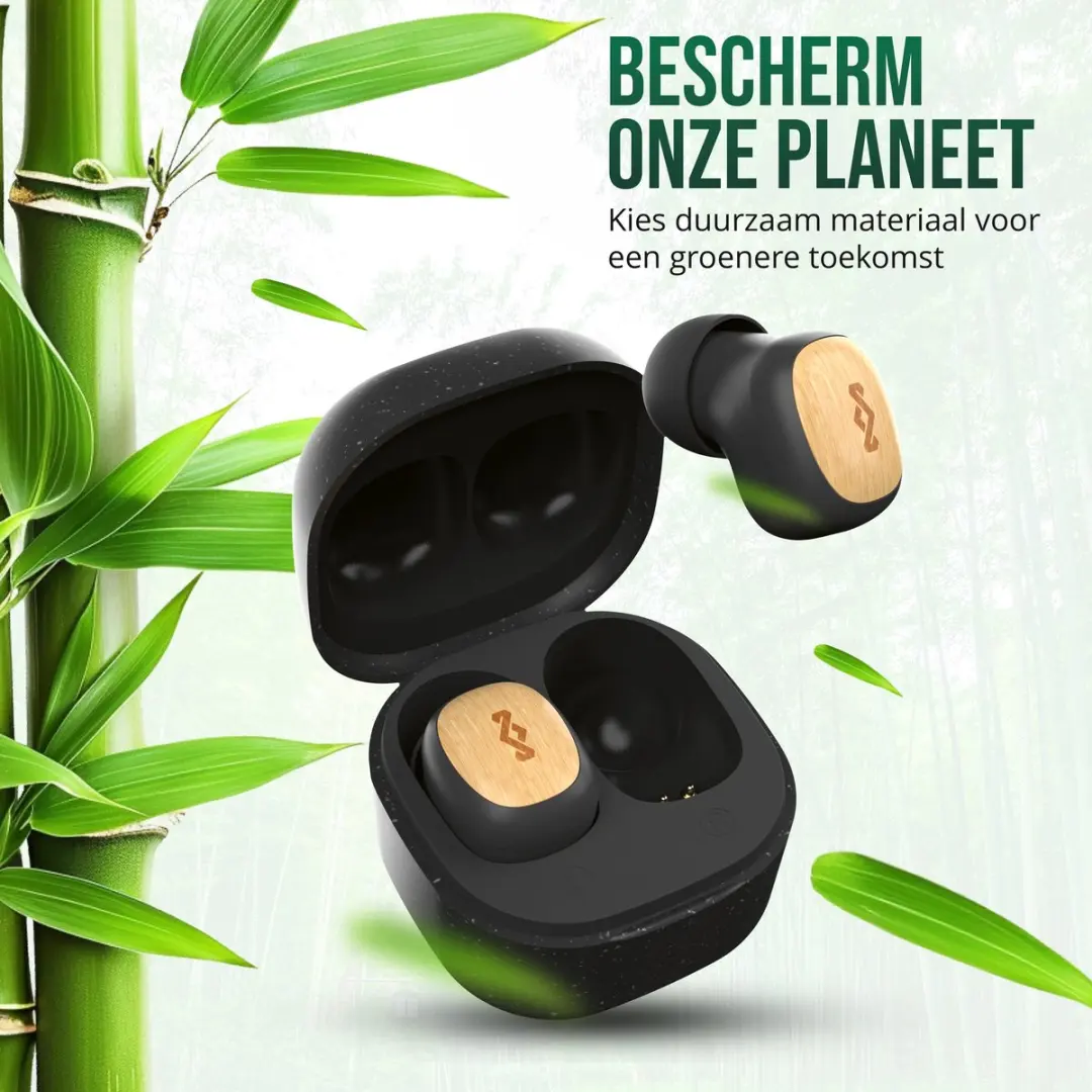 House of Marley Smile Jamaica TWS EM-JE124-SB Draadloze Oordopjes - 14 uur - Zwart