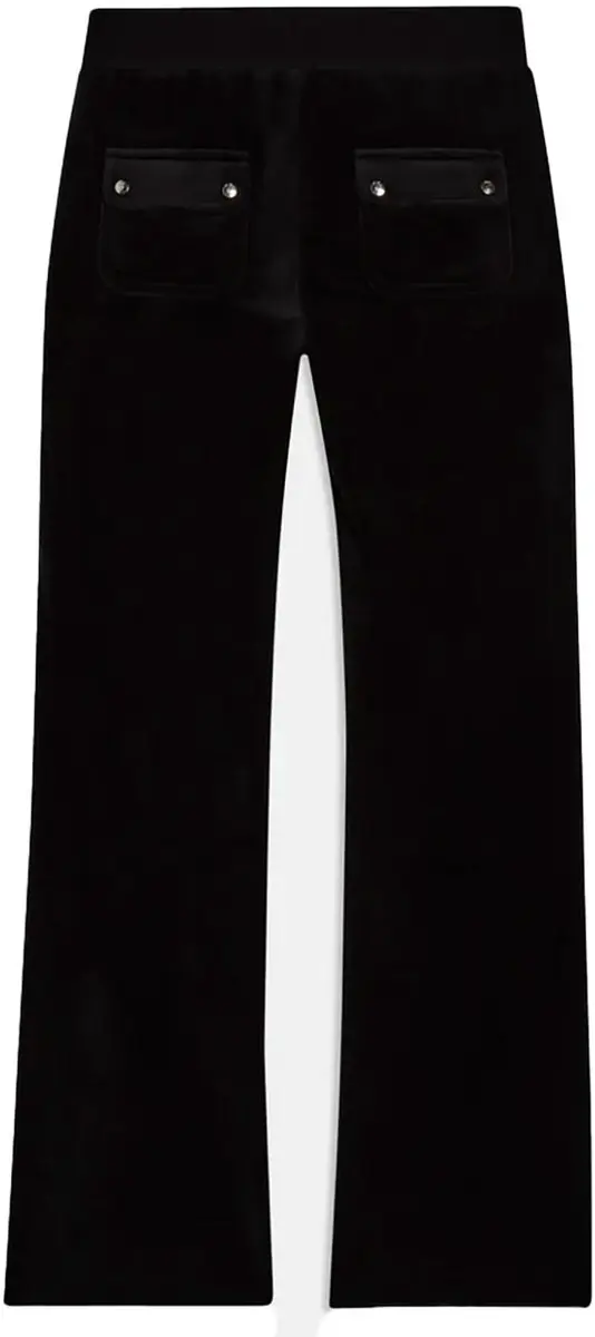 Juicy Couture Straight Leg Trackbroek - Zwart - Maat S