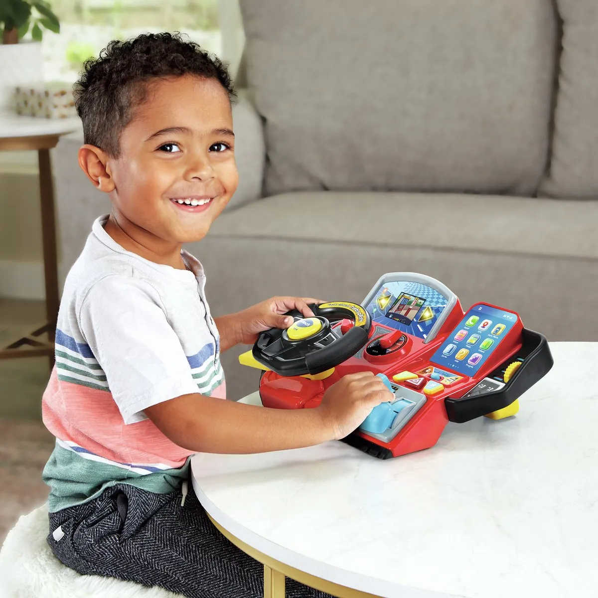 VTech Super Console Turbo Pilote 80-558905 - Groene educatieve spelcomputer