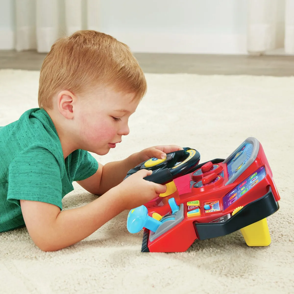 VTech Super Console Turbo Pilote 80-558905 - Groene educatieve spelcomputer