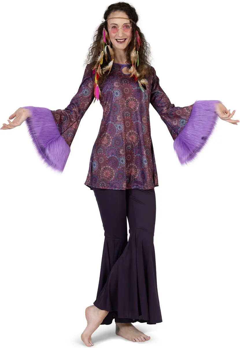 Espa Hippie Jurkje - Paars - L/XL