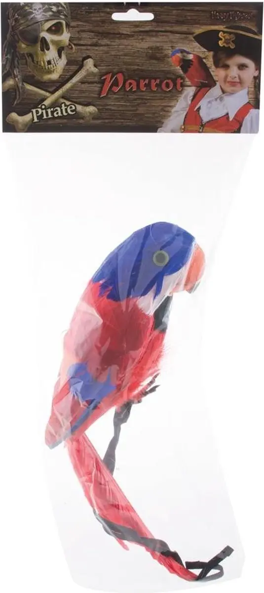 Papegaai decoratief rood