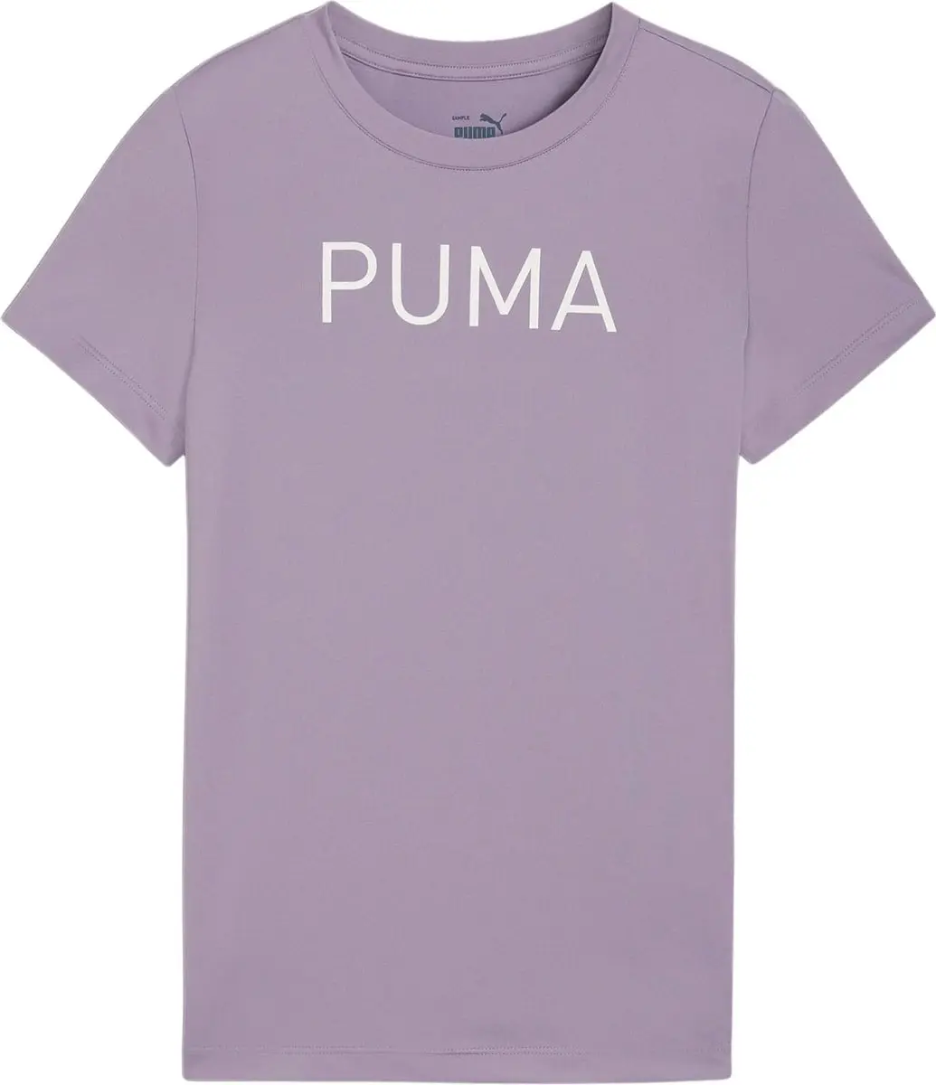 PUMA Fit Shirt Meisjes 152 - Paars/Wit
