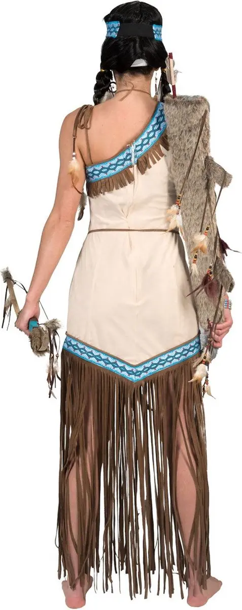 Espa Indianenjurkje Teepee Vrouw - XXL/XXXL - Blauw/Wit/Bruin