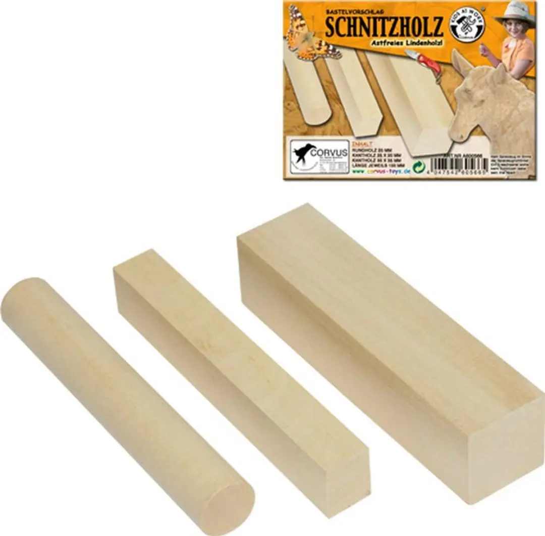 Kids at Work Balken 2 Stuks & Staaf 1 Stuk Hout A600566