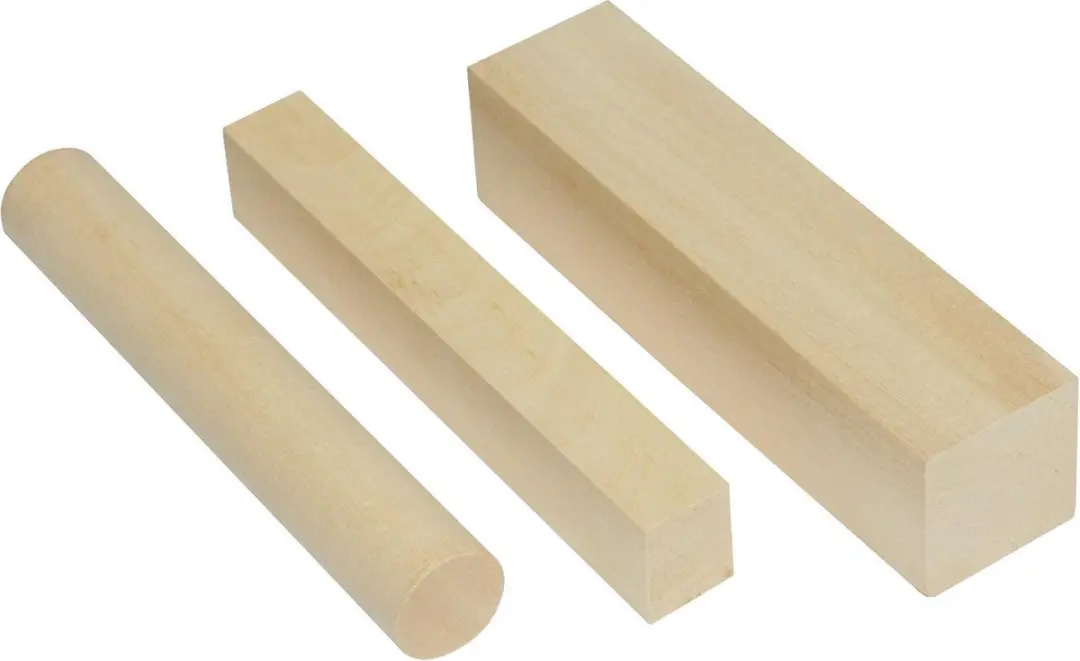 Kids at Work Balken 2 Stuks & Staaf 1 Stuk Hout A600566