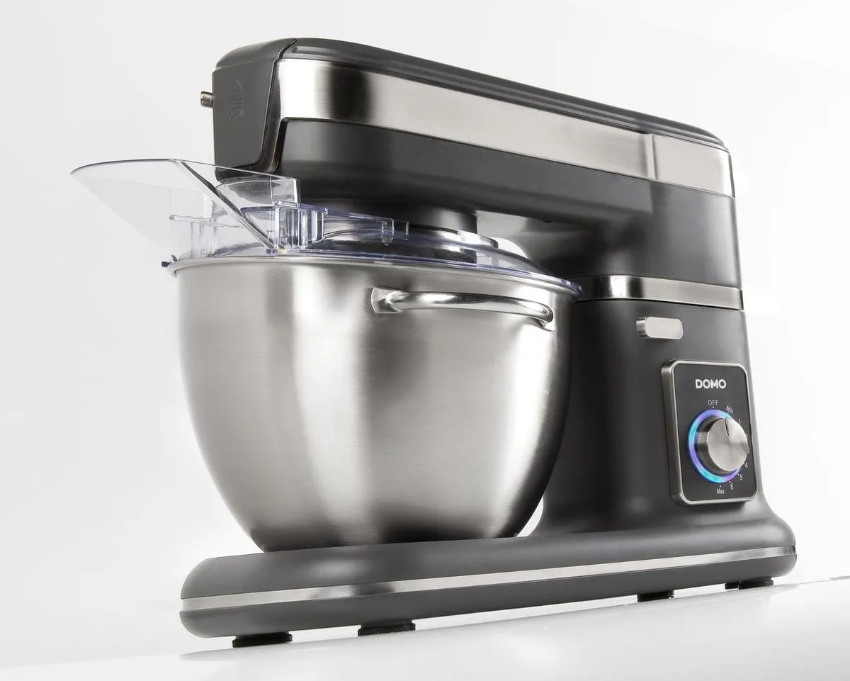 Domo DO9070KR Keukenrobot 1000W - 8 Snelheden - Grijs