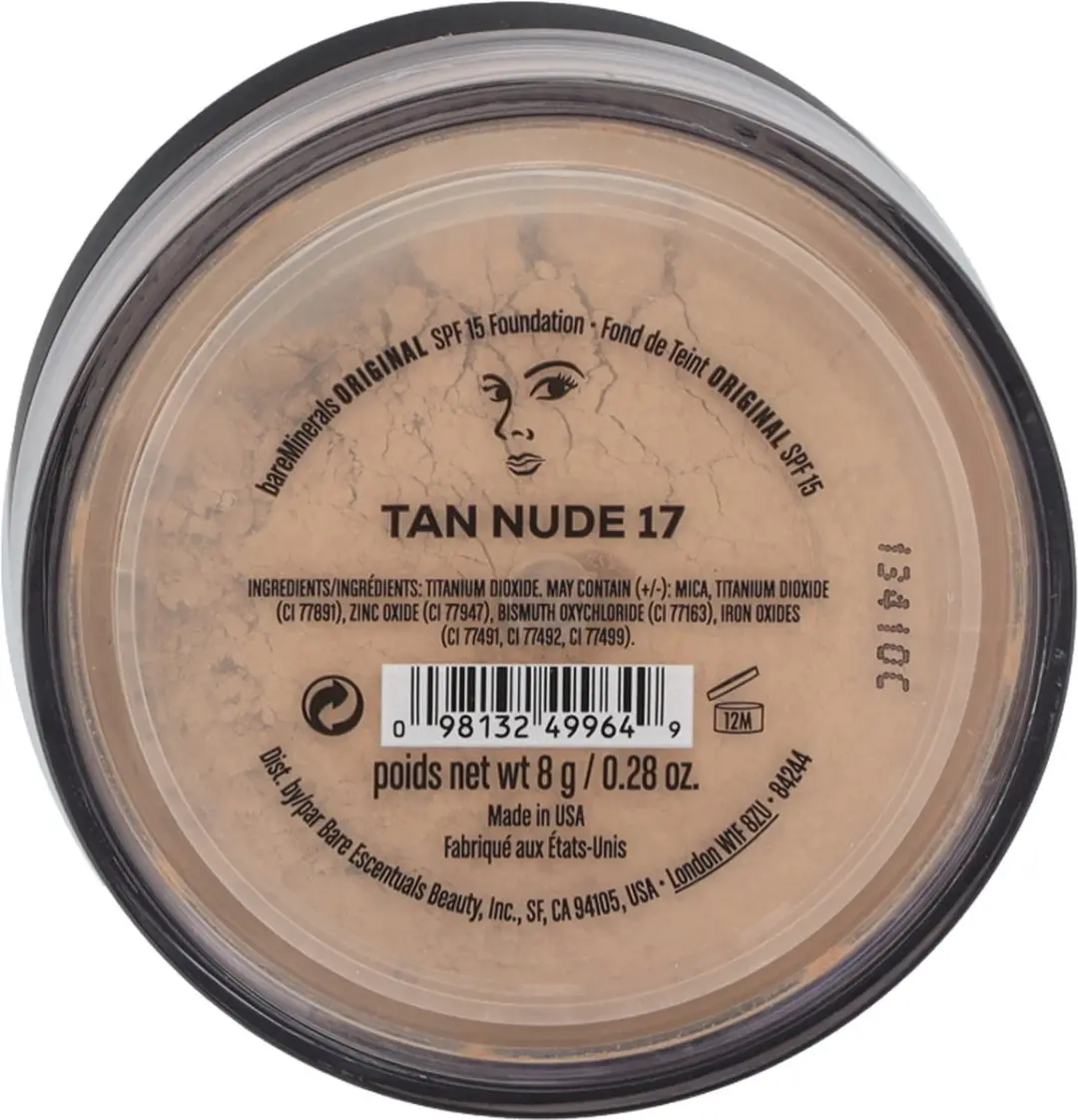 Bareminerals Original Foundation SPF 15 - Tan Nude 8g