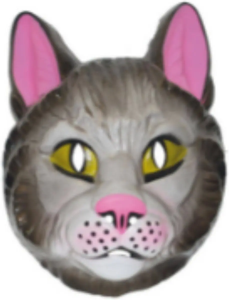 Masker Kat volwassen plastic