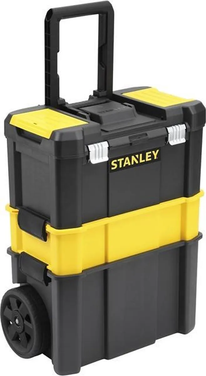 Stanley Gereedschapswagen Essential STST1-80151 - 3-delig - Zwart/Geel
