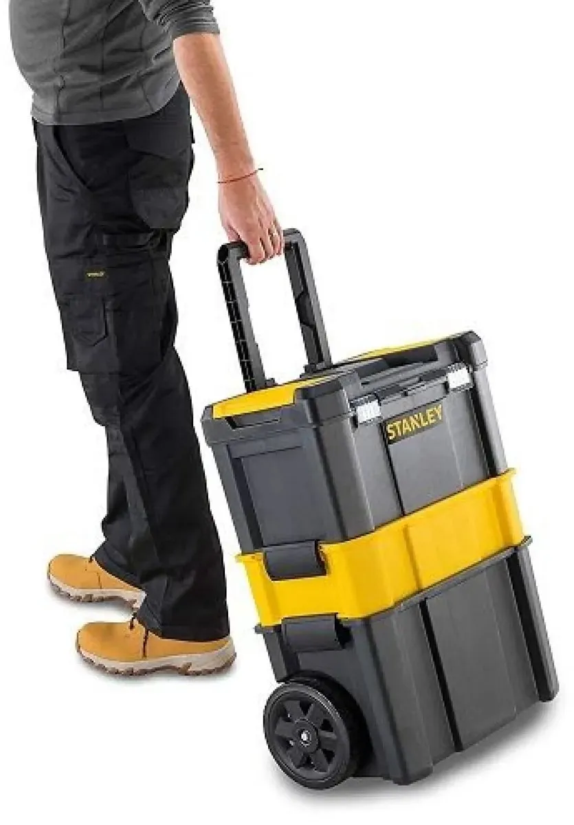 Stanley Gereedschapswagen Essential STST1-80151 - 3-delig - Zwart/Geel