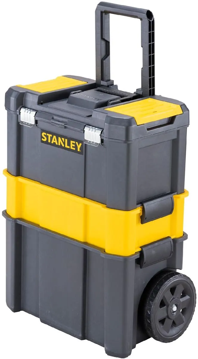 Stanley Gereedschapswagen Essential STST1-80151 - 3-delig - Zwart/Geel