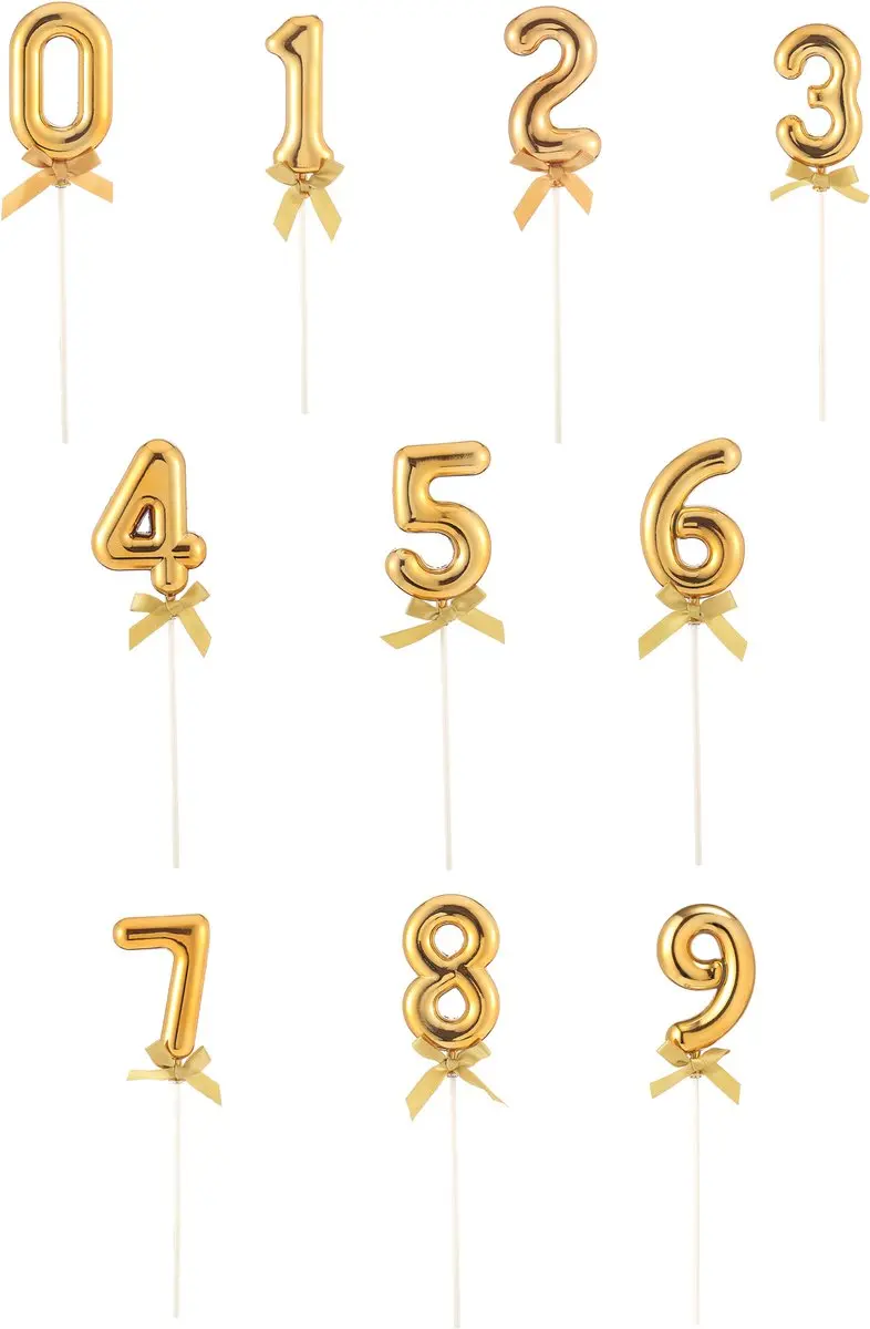 Espa Gouden Cijfertaarttopper 12,7cm