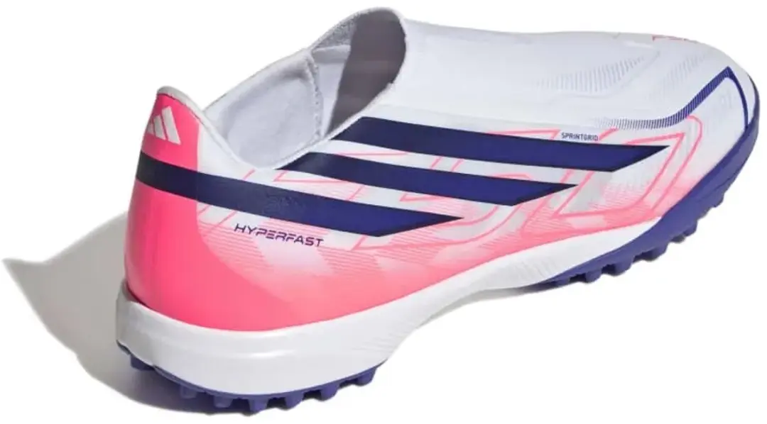 Adidas F50 Hyperfast League Laceless TF Voetbalschoenen - Wit EU 41 1/3