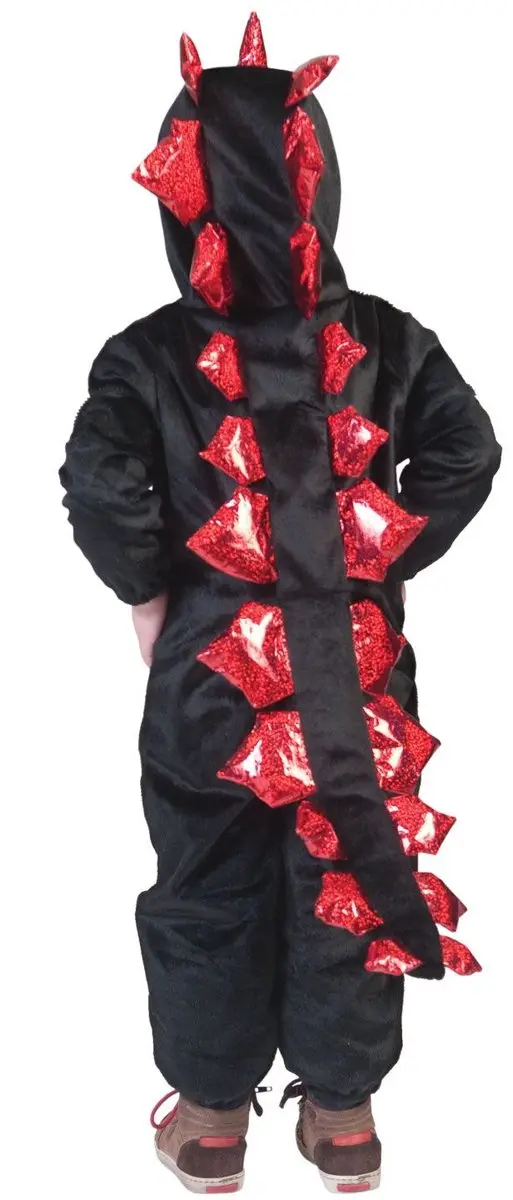 Espa Drakenpakje 128 - Rood/Zwart