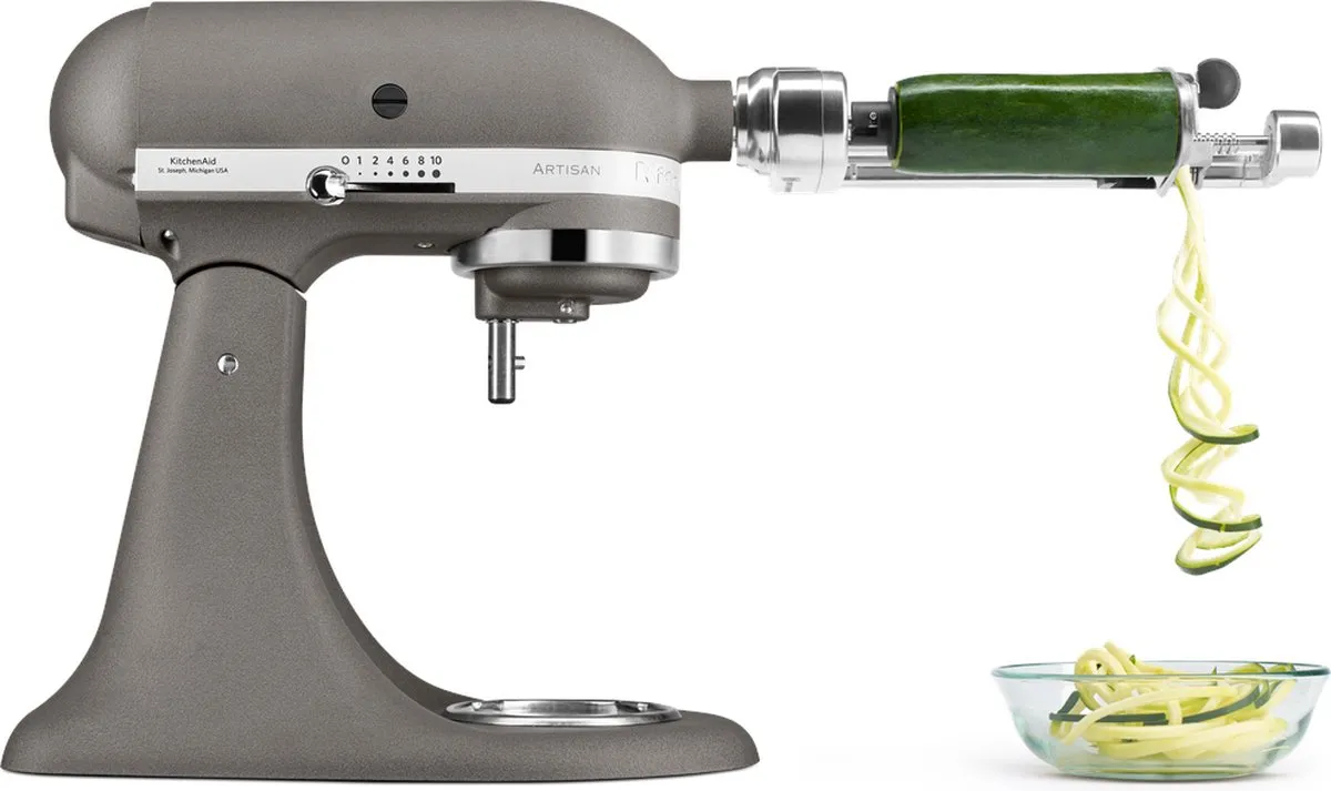 KitchenAid Artisan 5KSM185PS Keukenmachine - 300W - Grijs