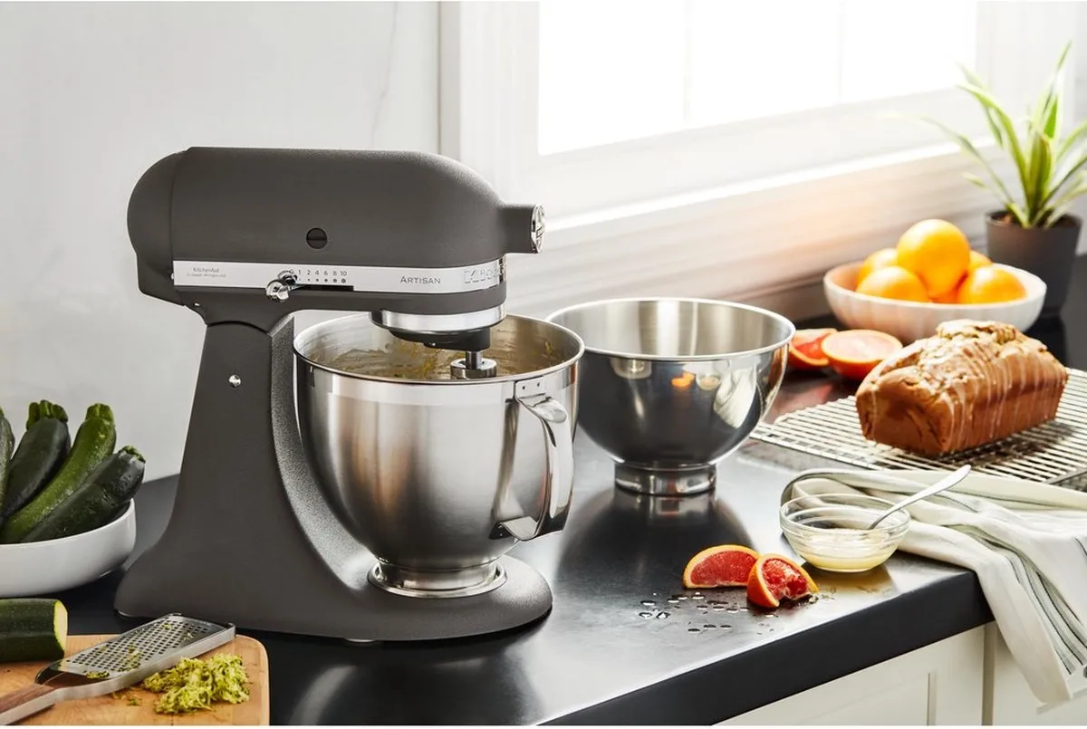 KitchenAid Artisan 5KSM185PS Keukenmachine - 300W - Grijs