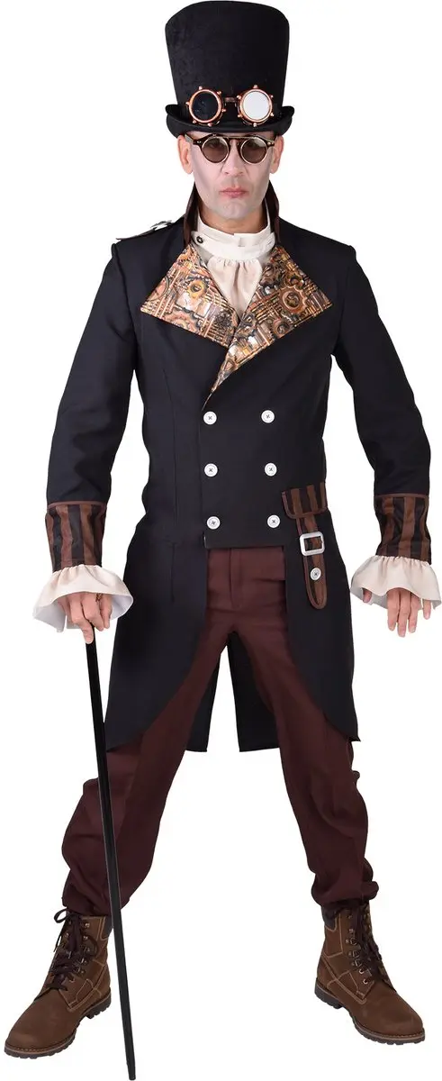 Espa Frackjas Steampunk - Maat L - Zwart/Bruin