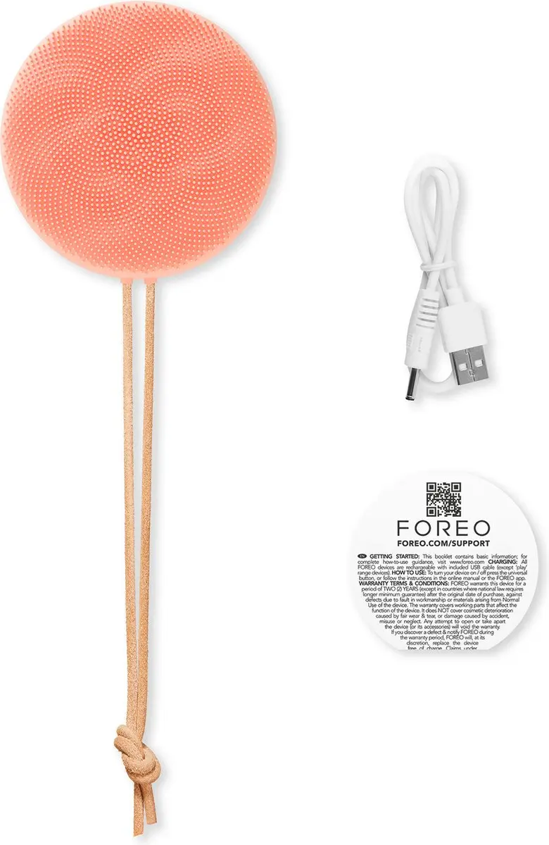 FOREO LUNA 4 Body T-Sonic Massageborstel - 8 Snelheden - Peach - afbeelding 6 van 6