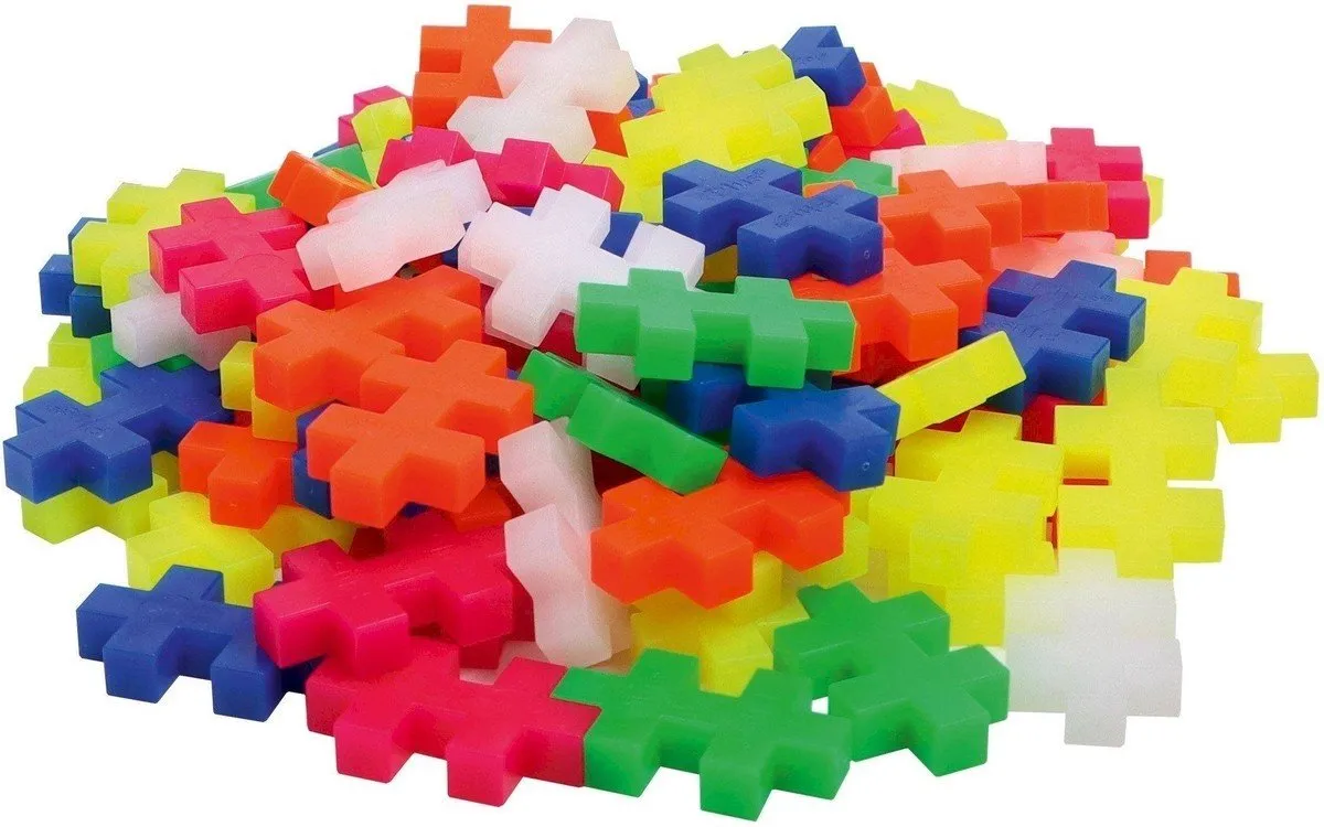 Plus-Plus BIG Tube Neon Bouwset 15-delig