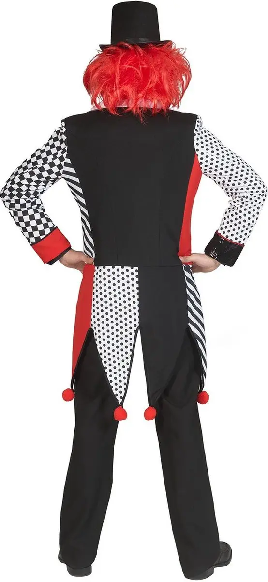 Espa Clownspak Jester Harley - XL/XXL - Rood/Wit/Zwart
