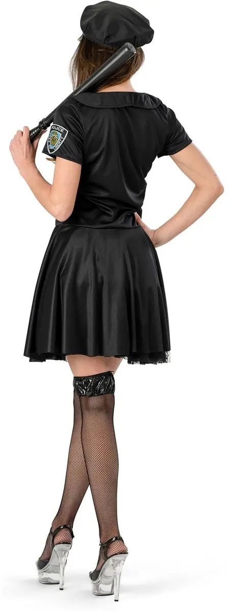 Espa Politieagente Amy Kostuum - S/M - Zwart