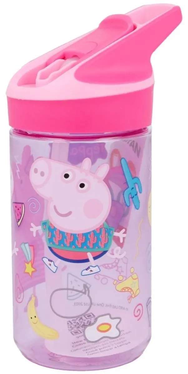 Nickelodeon Peppa Pig Tritan Drinkfles 480ml - Roze/Lila