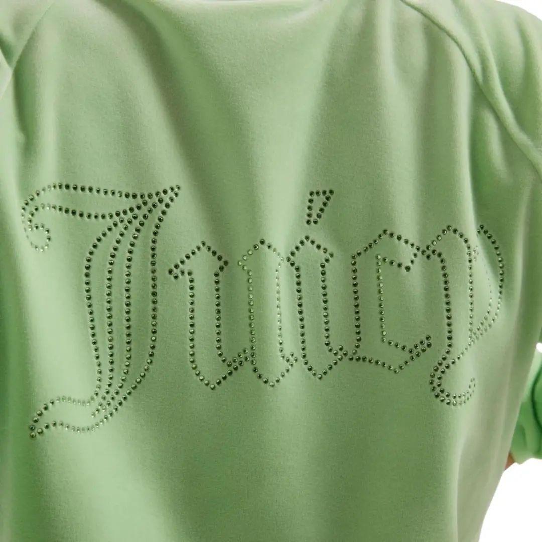 Juicy Couture Madison Col Out Hoodie - Groen S