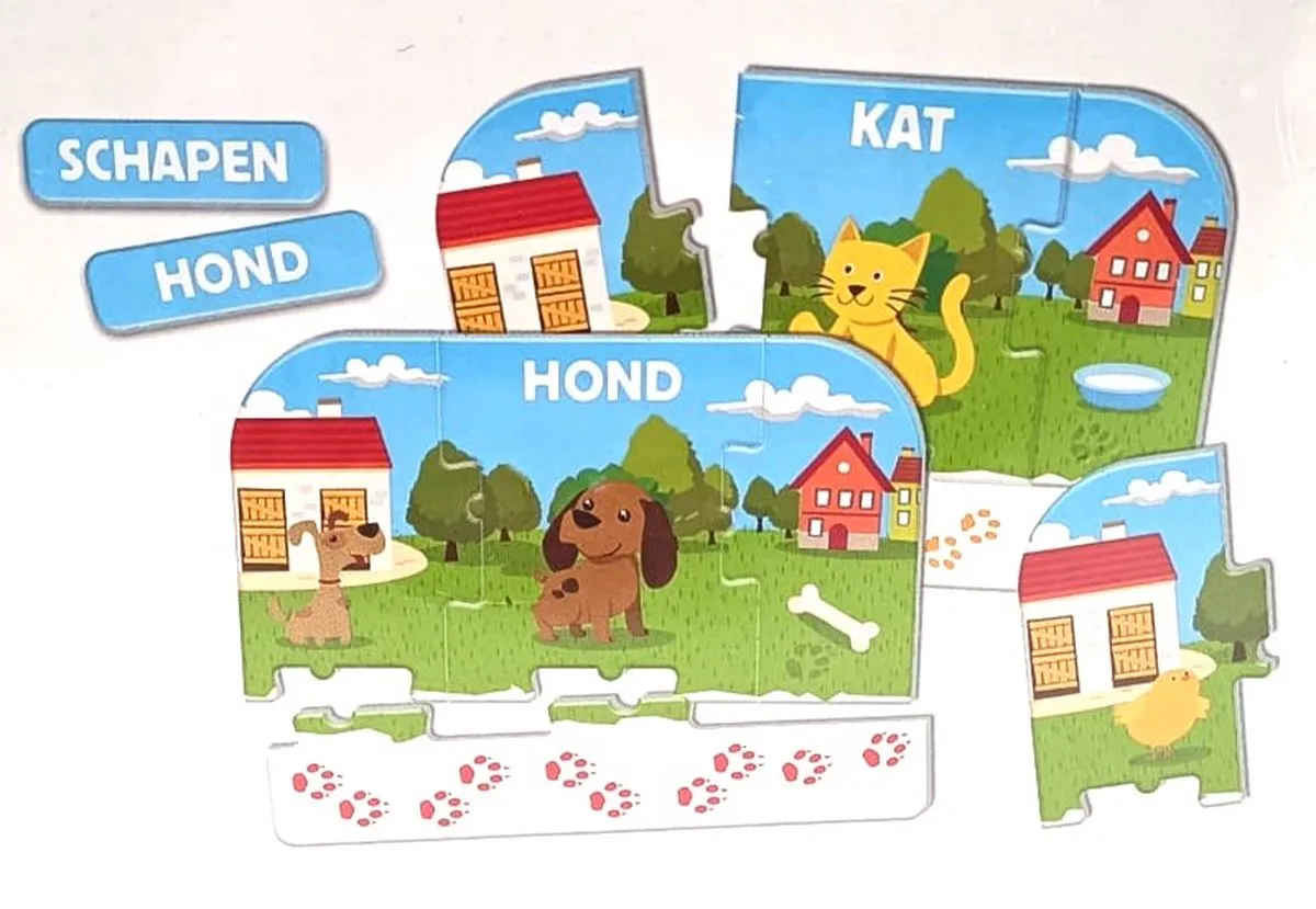 Clementoni Education Op De Boerderij Tweetalig Spel - 2 Spelers