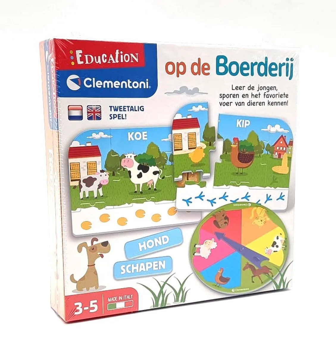Clementoni Education Op De Boerderij Tweetalig Spel
